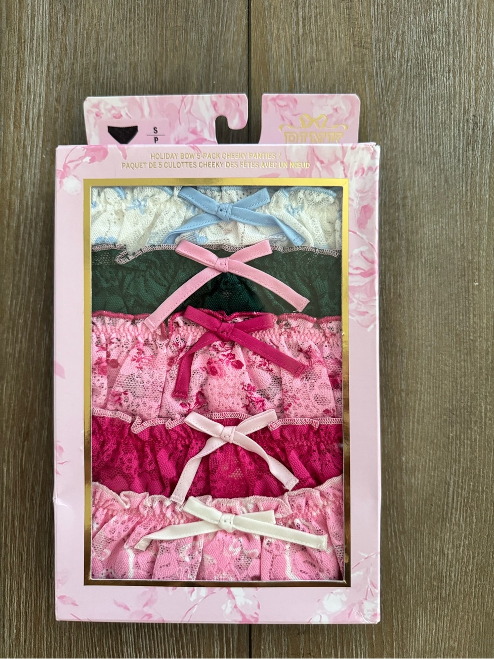 Pink x Love Shack Fancy Cheeky Panties Size small